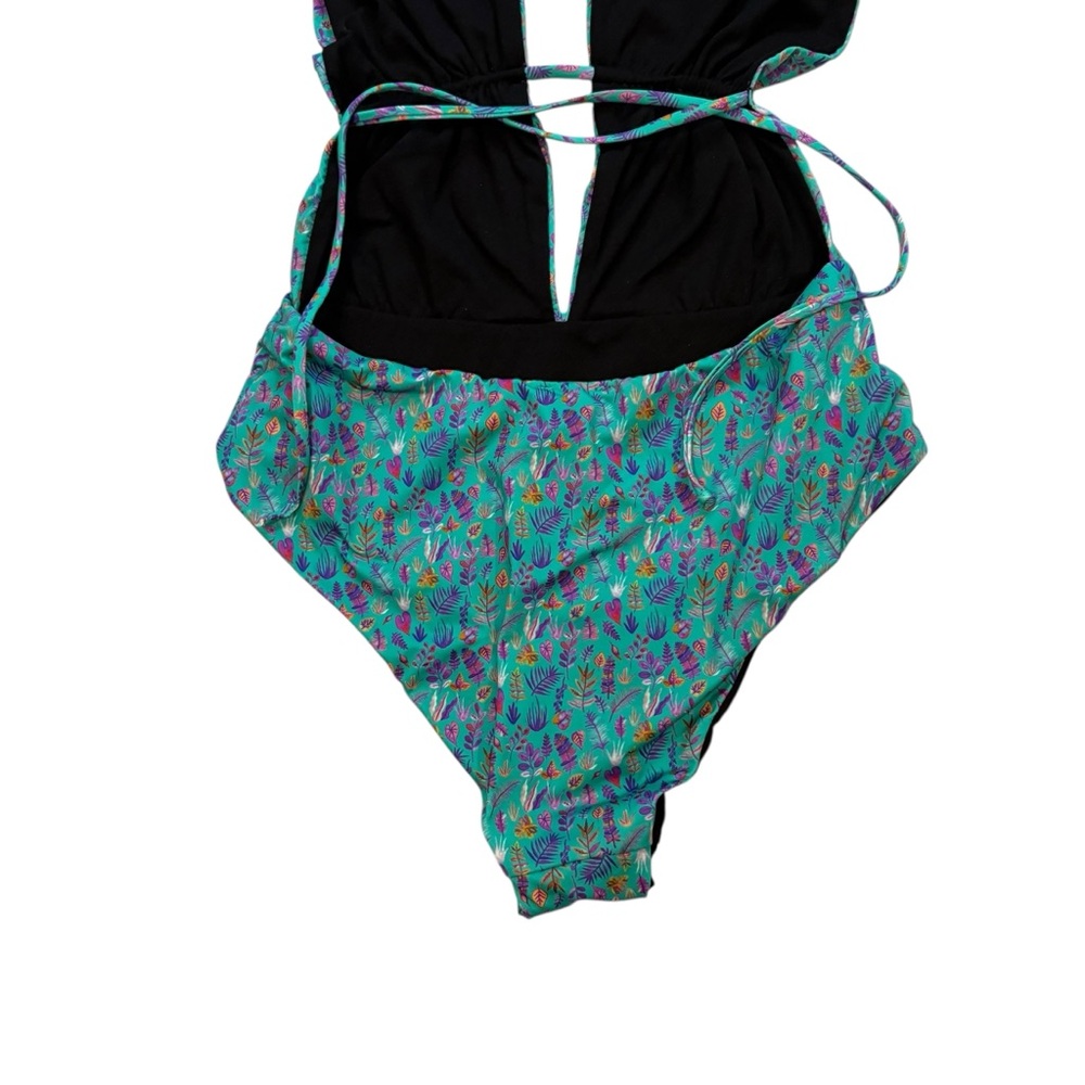 Liberty London Floral One Piece Swimsuit, Sz M - Picture 8 of 13